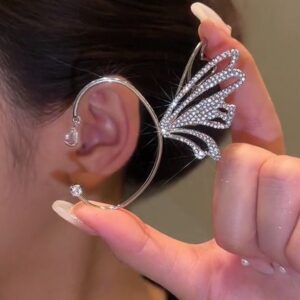 Butterfly Denim Earcuff Pair